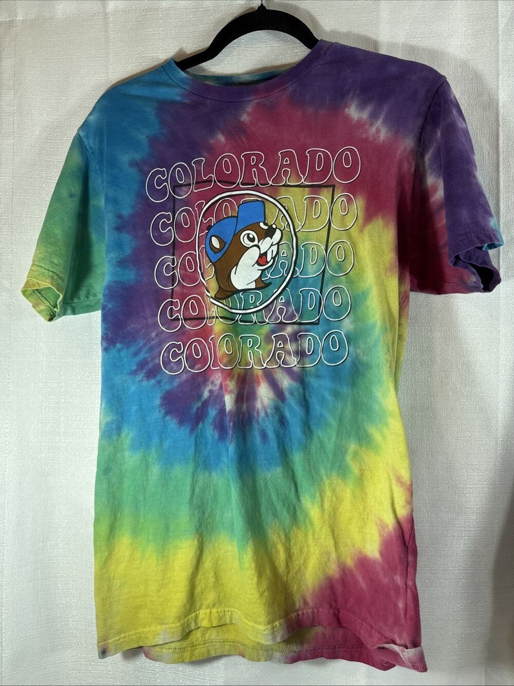 BUC EES Tie-Dye "Colorado" Graphic Tee Size small